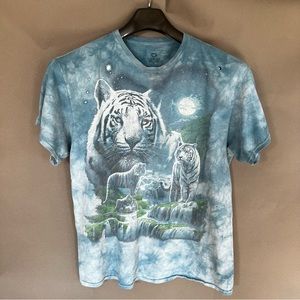 🐅 Modern Liquid Blue Tiger Tee Shirt 🐅